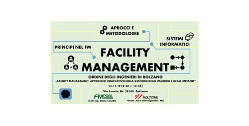 Corso di formazione „Facility Management e approccio innovativo alla gestione degli immobili e degli impianti“